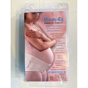 Mom-Ez Maternity Support Belt - White, Medium, 36 to 40" Hip Size
